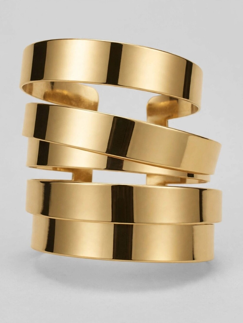 Gold Tone Cuff Bracelet